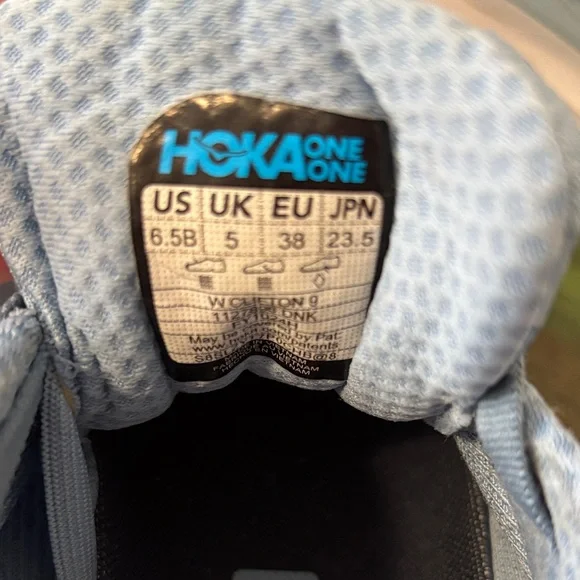 Hoka Clifton 9 running shoes size 6.5 dusk pink twilight - Picture 4 of 8